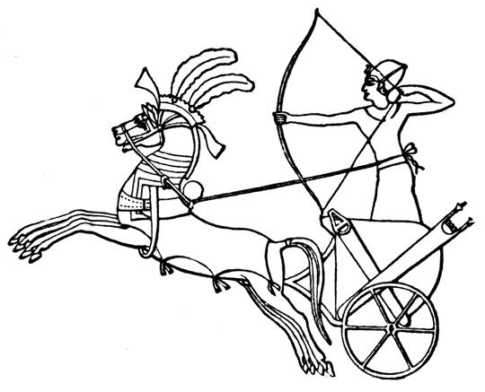 Image result for egyptian chariot