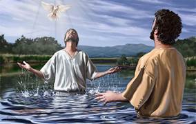 Image result for jesus baptism dove
